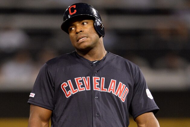 CHICAGO - SEPTEMBER 24: Yasiel Puig #66 of the Cleveland Indians looks on against the Chicago White Sox on September 24, 2019 at Guaranteed Rate Field in Chicago, Illinois. (Photo by Ron Vesely/MLB Photos via Getty Images) CHICAGO - SEPTEMBER 24: Yasiel Puig #66 of the Cleveland Indians looks on against the Chicago White Sox on September 24, 2019 at Guaranteed Rate Field in Chicago, Illinois. (Photo by Ron Vesely/MLB Photos via Getty Images)