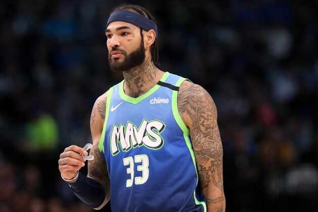 DALLAS, TEXAS - FEBRUARY 10:  Willie Cauley-Stein #33 of the Dallas Mavericks at American Airlines Center on February 10, 2020 in Dallas, Texas.  NOTE TO USER: User expressly acknowledges and agrees that, by downloading and or using this photograph, User is consenting to the terms and conditions of the Getty Images License Agreement. (Photo by Ronald Martinez/Getty Images)