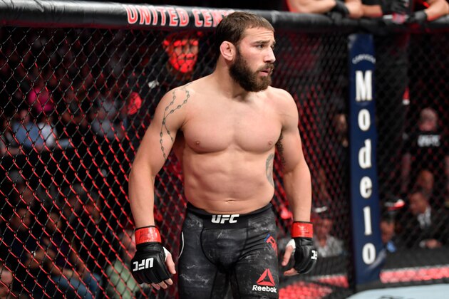 CHICAGO, IL - JUNE 08:  Jimmie Rivera stands in his corner prior to his bantamweight bout against Petr Yan of Russia during the UFC 238 event at the United Center on June 8, 2019 in Chicago, Illinois. (Photo by Jeff Bottari/Zuffa LLC/Zuffa LLC via Getty Images)