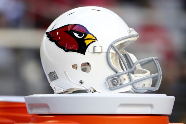 GLENDALE, ARIZONA - DECEMBER 15: An Arizona Cardinals helmet during the first half of the NFL football game against the Cleveland Browns at State Farm Stadium on December 15, 2019 in Glendale, Arizona. (Photo by Ralph Freso/Getty Images) GLENDALE, ARIZONA - DECEMBER 15: An Arizona Cardinals helmet during the first half of the NFL football game against the Cleveland Browns at State Farm Stadium on December 15, 2019 in Glendale, Arizona. (Photo by Ralph Freso/Getty Images)