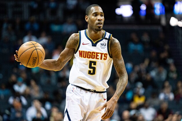 CHARLOTTE, NORTH CAROLINA - MARCH 05: Will Barton #5 of the Denver Nuggets during the first quarter during their game against the Charlotte Hornets at Spectrum Center on March 05, 2020 in Charlotte, North Carolina. NOTE TO USER: User expressly acknowledges and agrees that, by downloading and/or using this photograph, user is consenting to the terms and conditions of the Getty Images License Agreement. (Photo by Jacob Kupferman/Getty Images)