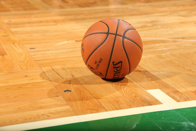 BOSTON, MA - DECEMBER 25:  A generic image of a basketball on the court on December 25, 2017 at the TD Garden in Boston, Massachusetts.  NOTE TO USER: User expressly acknowledges and agrees that, by downloading and or using this photograph, User is consenting to the terms and conditions of the Getty Images License Agreement. Mandatory Copyright Notice: Copyright 2017 NBAE  (Photo by Ned Dishman/NBAE via Getty Images)