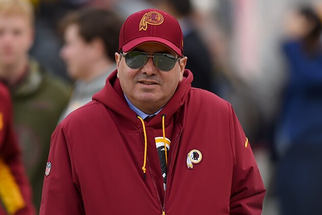 LANDOVER, MD - DECEMBER 30: Washington Redskins owner Daniel Snyder before the game between the Washington Redskins and Philadelphia Eagles at FedExField on December 30, 2018 in Landover, Maryland. (Photo by Will Newton/Getty Images)