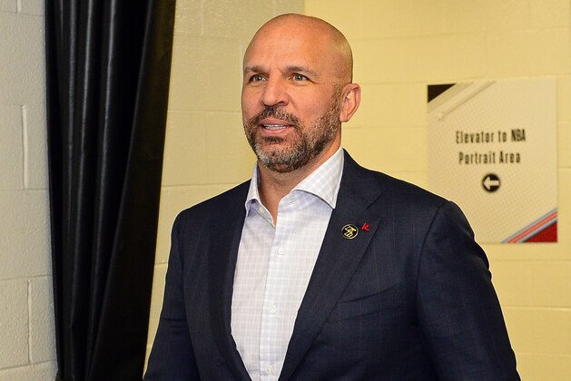 CHICAGO, IL - FEBRUARY 16: Assistant Coach, Jason Kidd of Los Angeles Lakers arrives to the 69th NBA All-Star Game as part of 2020 NBA All-Star Weekend on February 16, 2020 at United Center in Chicago, Illinois. NOTE TO USER: User expressly acknowledges and agrees that, by downloading and/or using this Photograph, user is consenting to the terms and conditions of the Getty Images License Agreement. Mandatory Copyright Notice: Copyright 2020 NBAE (Photo by Tom O'Connor/NBAE via Getty Images)