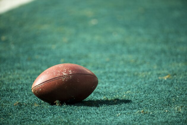 PHILADELPHIA, PA - OCTOBER 21:  Detail view of American football on field during the game at Lincoln Financial Field on October 21, 2018 in Philadelphia, Pennsylvania. Carolina defeats Philadelphia 21-17.  (Photo by Brett Carlsen/Getty Images) *** Local Caption ***