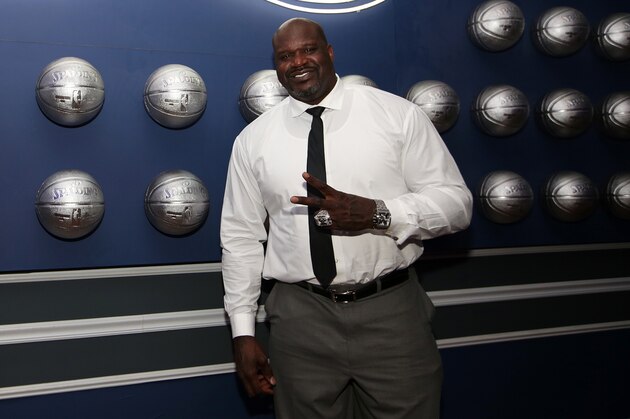 CHICAGO, ILLINOIS - FEBRUARY 14: NBA legend Shaquille O’Neal attends The American Express Experience at NBA All-Star Weekend 2020 on February 14, 2020 in Chicago, Illinois. (Photo by Barry Brecheisen/Getty Images for American Express)