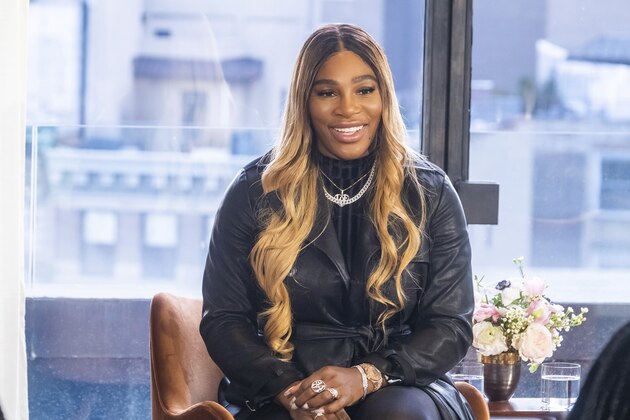 Serena Williams attends her S by Serena fashion show at Spring Place during NYFW Fall/Winter 2020 on Wednesday, Feb. 12, 2020 in New York. (Photo by Charles Sykes/Invision/AP)