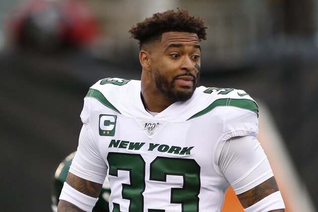 New York Jets strong safety Jamal Adams practices before an NFL football game against the Cincinnati Bengals, Sunday, Dec. 1, 2019, in Cincinnati. (AP Photo/Gary Landers) New York Jets strong safety Jamal Adams practices before an NFL football game against the Cincinnati Bengals, Sunday, Dec. 1, 2019, in Cincinnati. (AP Photo/Gary Landers)