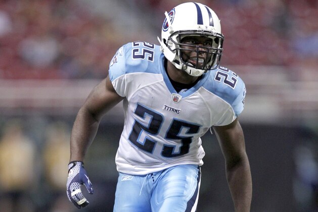 Tennessee Titans safety Myron Rolle is seen during the fourth quarter of an NFL football game against the St. Louis Rams Saturday, Aug. 20, 2011, in St. Louis. The Rams won 17-16. (AP Photo/Jeff Roberson)