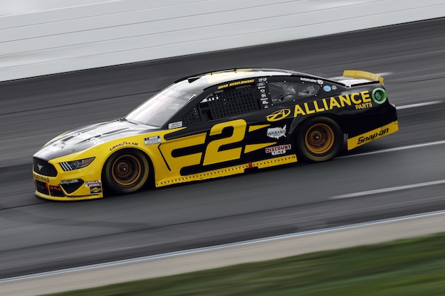 Driver Brad Keselowski (2) races during a NASCAR Cup Series auto race, Sunday, Aug. 2, 2020, at the New Hampshire Motor Speedway in Loudon, N.H. (AP Photo/Charles Krupa) Driver Brad Keselowski (2) races during a NASCAR Cup Series auto race, Sunday, Aug. 2, 2020, at the New Hampshire Motor Speedway in Loudon, N.H. (AP Photo/Charles Krupa)