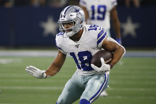 Dallas Cowboys wide receiver Randall Cobb (18) during the second half of an NFL football game against the Washington Redskins in Arlington, Texas, Sunday, Dec. 15, 2019. (AP Photo/Ron Jenkins)