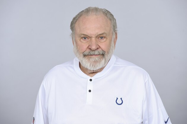 This is a 2019 photo of Howard Mudd of the Indianapolis Colts NFL football team. This image reflects the Indianapolis Colts active roster as of Friday, May 3, 2019 when this image was taken. (AP Photo)