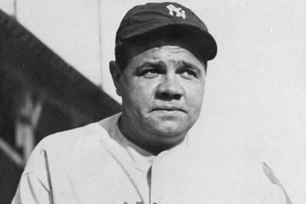 FILE - This undated file photo shows Babe Ruth. The bat used by the legendary baseball player to hit his 500th home run was auctioned on Saturday, Dec. 14, 2019 for more than $1 million. SCP Auctions didn’t identify the buyer. The auction was held in Laguna Niguel, California. (AP Photo/File) FILE - This undated file photo shows Babe Ruth. The bat used by the legendary baseball player to hit his 500th home run was auctioned on Saturday, Dec. 14, 2019 for more than $1 million. SCP Auctions didn’t identify the buyer. The auction was held in Laguna Niguel, California. (AP Photo/File)