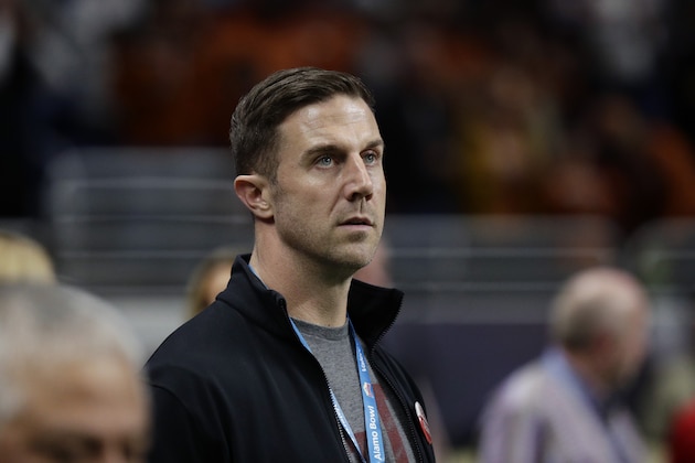 Washington Redskin's Alex Smith during the first half of the Alamo Bowl NCAA college football game between Texas and Utah in San Antonio, Tuesday, Dec. 31, 2019. (AP Photo/Eric Gay)