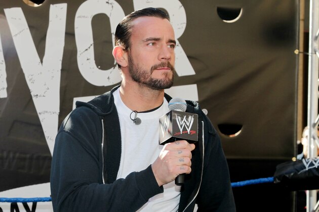 WWE Superstar CM Punk appears at Madison Square Garden, Friday, Nov. 18, 2011, in New York, during a rally leading up to the 25th Anniversary of Survivor Series, taking place Sunday at Madison Square Garden.  The event will feature actor and wrestling favorite Dwayne