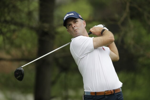 Kevin Streelman hits on the second hole during the final round of the Workday Charity Open golf tournament, Sunday, July 12, 2020, in Dublin, Ohio. (AP Photo/Darron Cummings) Kevin Streelman hits on the second hole during the final round of the Workday Charity Open golf tournament, Sunday, July 12, 2020, in Dublin, Ohio. (AP Photo/Darron Cummings)