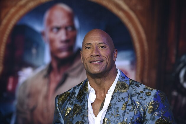 Cast member Dwayne Johnson arrives at the Los Angeles premiere of