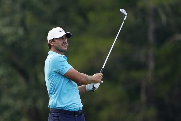 Brooks Koepka watches his tee shot on the 16th hole during the second round of the Wyndham Championship golf tournament at Sedgefield Country Club on Friday, Aug. 14, 2020, in Greensboro, N.C. (AP Photo/Chris Carlson) Brooks Koepka watches his tee shot on the 16th hole during the second round of the Wyndham Championship golf tournament at Sedgefield Country Club on Friday, Aug. 14, 2020, in Greensboro, N.C. (AP Photo/Chris Carlson)