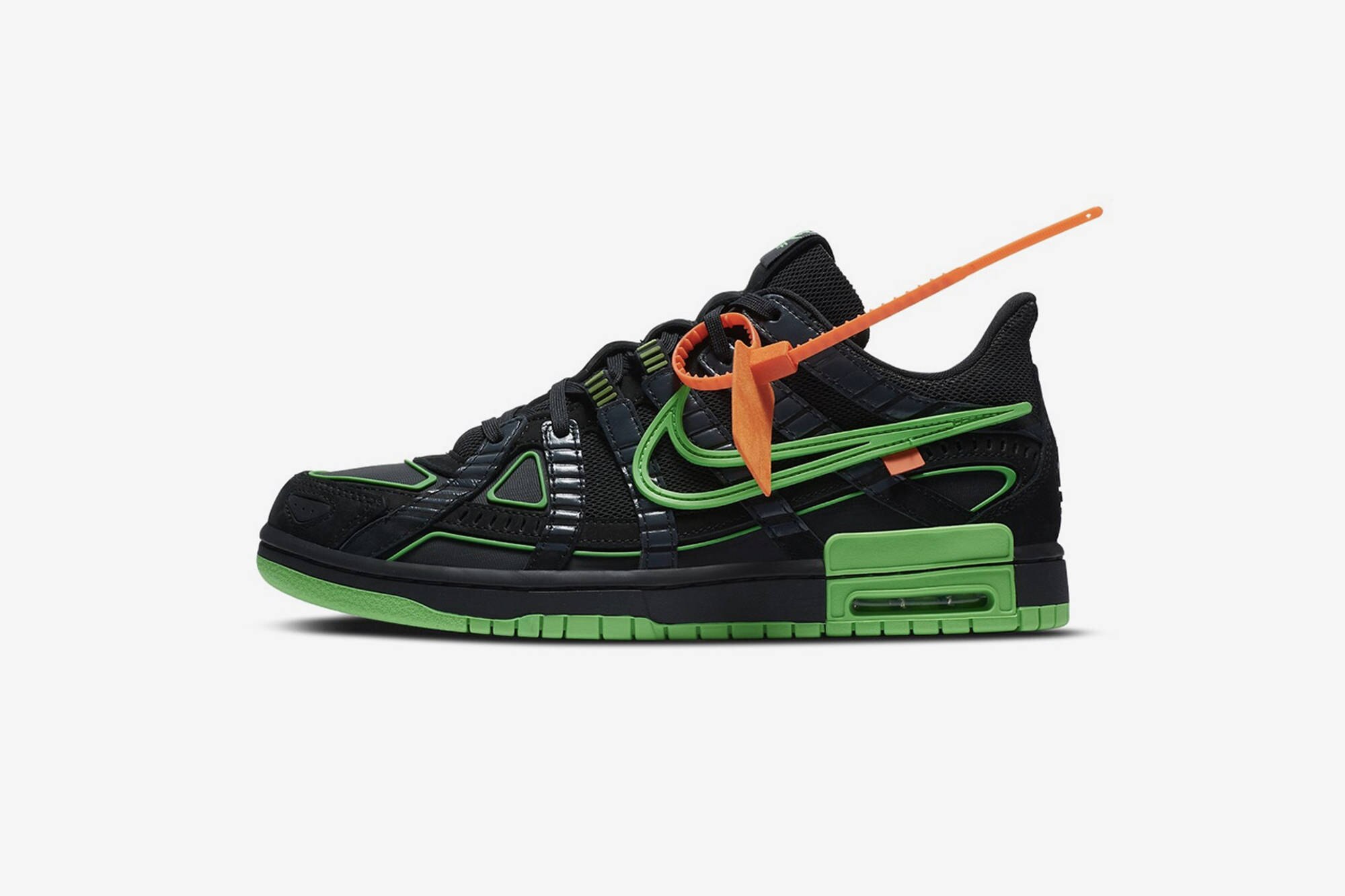 nike rubber dunk x off white raffle