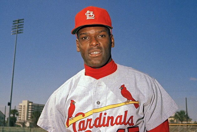 FILE - In this March 1968 file photo, St. Louis Cardinals pitcher Bob Gibson is pictured during baseball spring training in Florida. Gibson is fighting pancreatic cancer. The St. Louis Post-Dispatch said the 83-year-old Hall of Famer was diagnosed with the cancer several weeks ago and revealed the news Saturday, July 13, 2019, to the other living Hall of Famers. (AP Photo, File) FILE - In this March 1968 file photo, St. Louis Cardinals pitcher Bob Gibson is pictured during baseball spring training in Florida. Gibson is fighting pancreatic cancer. The St. Louis Post-Dispatch said the 83-year-old Hall of Famer was diagnosed with the cancer several weeks ago and revealed the news Saturday, July 13, 2019, to the other living Hall of Famers. (AP Photo, File)