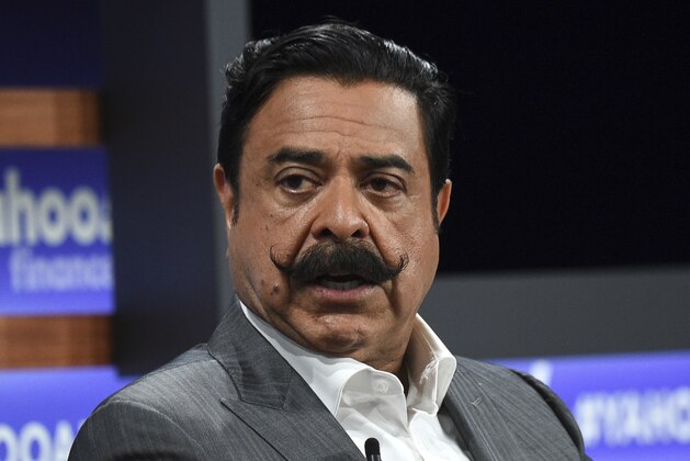 Jacksonville Jaguars owner Shad Khan participates in the Yahoo Finance All Markets Summit at Union West on Thursday, Oct. 10, 2019, in New York. (Photo by Evan Agostini/Invision/AP)
