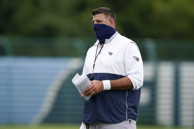 Mike Vrabel Talks Titans' Return to Facility, Practice Plans Ahead of Bills  Game