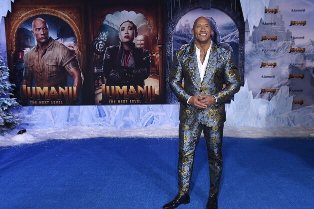 Dwayne Johnson arrives at the Los Angeles premiere of Dwayne Johnson arrives at the Los Angeles premiere of