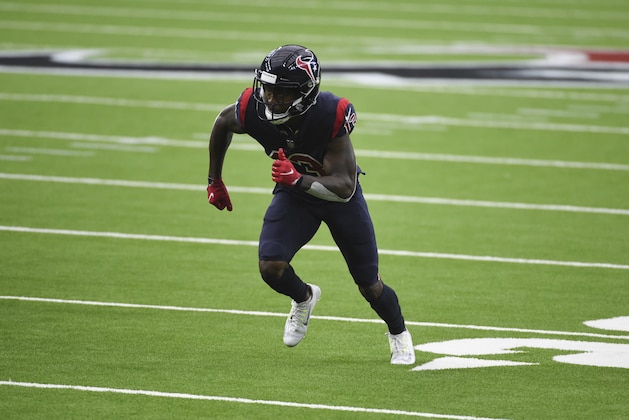 Houston Texans wide receiver Brandin Cooks in action during the second half of an NFL football game against the Green Bay Packers Sunday, Oct. 25, 2020, in Houston. (AP Photo/Eric Christian Smith) Houston Texans wide receiver Brandin Cooks in action during the second half of an NFL football game against the Green Bay Packers Sunday, Oct. 25, 2020, in Houston. (AP Photo/Eric Christian Smith)