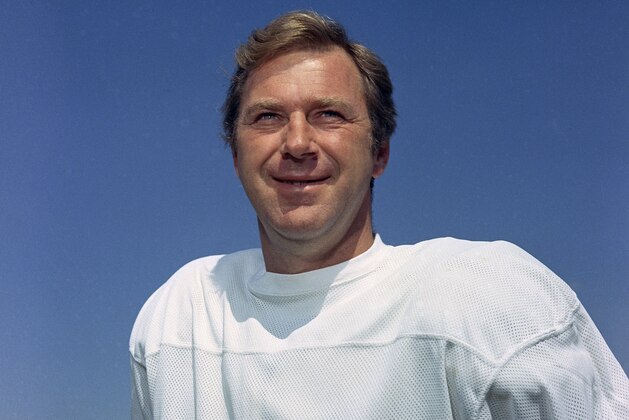 FILE - In this 1970 file photo, Baltimore Colts' Jimmy Orr poses for a photo, location not known. Orr, a sure-handed wide receiver who played for the Pittsburgh Steelers and the Colts, died Tuesday, Oct. 27, 2020. He was 85. His death was confirmed Wednesday by Edo Smith and Sons Funeral Home in Brunswick, Ga. (AP Photo, File)