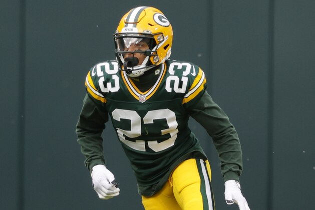 Green Bay Packers cornerback Jaire Alexander (23) in action during an NFL football game, Sunday, Nov 1. 2020, between the Minnesota Vikings and Green Bay Packers in Green Bay, Wis. (AP Photo/Jeffrey Phelps) Green Bay Packers cornerback Jaire Alexander (23) in action during an NFL football game, Sunday, Nov 1. 2020, between the Minnesota Vikings and Green Bay Packers in Green Bay, Wis. (AP Photo/Jeffrey Phelps)