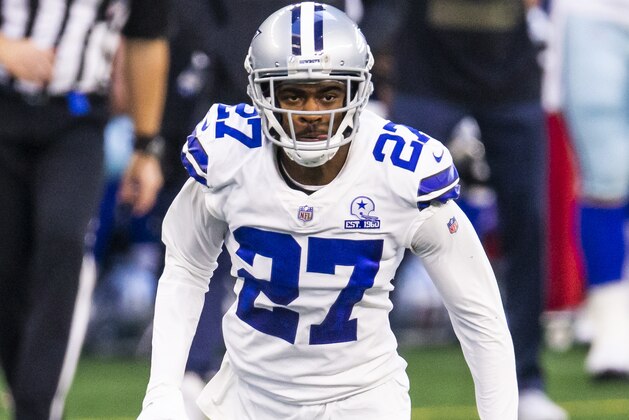 Dallas Cowboys cornerback Trevon Diggs (27) defends during an NFL football game against the Pittsburgh Steelers, Sunday, Nov. 8, 2020, in Arlington, Texas. Pittsburgh won 24-19. (AP Photo/Brandon Wade)