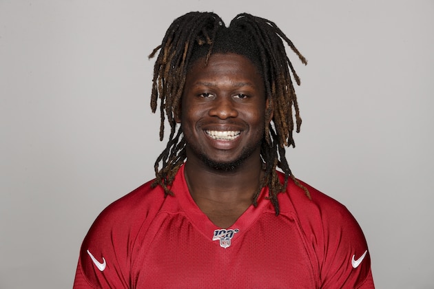 This is a 2019 photo of Takk McKinley of the Atlanta Falcons NFL football team. This image reflects the Atlanta Falcons active roster as of Monday, June 10, 2019 when this image was taken. (AP Photo)