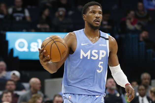 Minnesota Timberwolves' Malik Beasley plays against the Orlando Magic in an NBA basketball game, Friday, March 6, 2020 in Minneapolis. (AP Photo/Jim Mone)