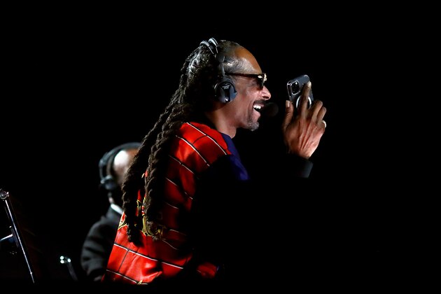 Snoop Dogg Was Entertaining Throughout the Night