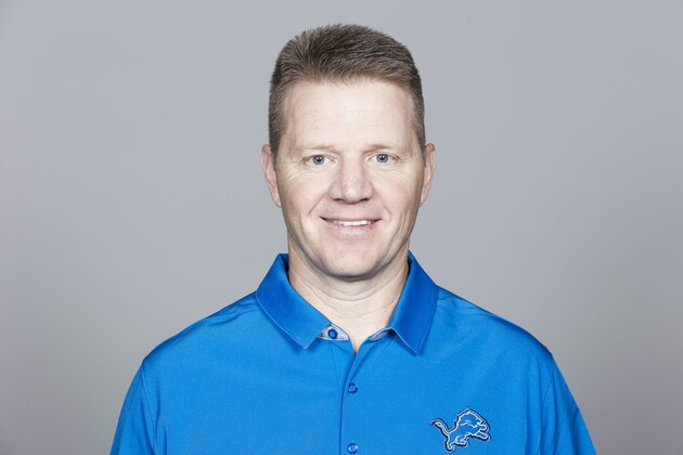 This is a 2019 photo of Darrell Bevell of the Detroit Lions NFL football team. This image reflects the Detroit Lions active roster as of Thursday, April 25, 2019 when this image was taken. (AP Photo)