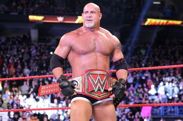 Wrestler and actor Bill Goldberg, who appears in the movie