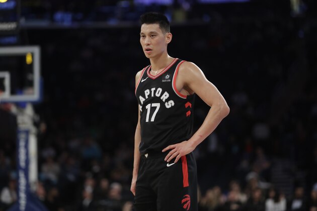 Toronto Raptors' Jeremy Lin (17) during the second half of an NBA basketball game against the New York Knicks Thursday, March 28, 2019, in New York. The Raptors won 117-92. (AP Photo/Frank Franklin II) Toronto Raptors' Jeremy Lin (17) during the second half of an NBA basketball game against the New York Knicks Thursday, March 28, 2019, in New York. The Raptors won 117-92. (AP Photo/Frank Franklin II)