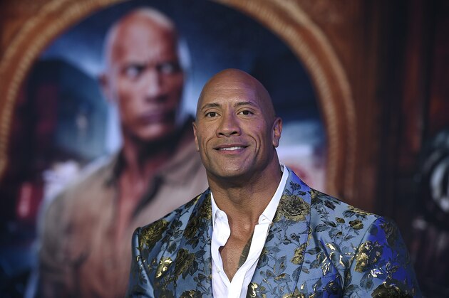 Cast member Dwayne Johnson arrives at the Los Angeles premiere of