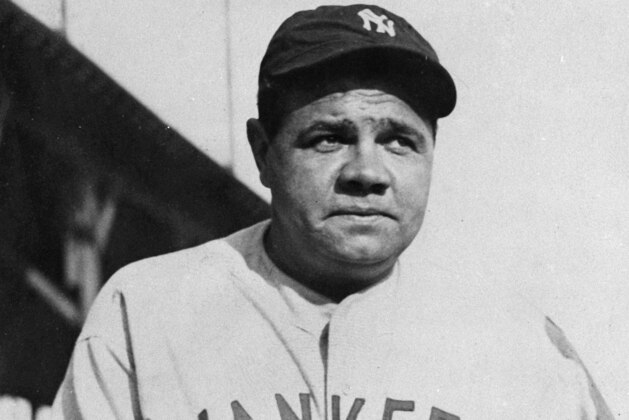 Babe Ruth is seen in an undated photo.  (AP Photo)