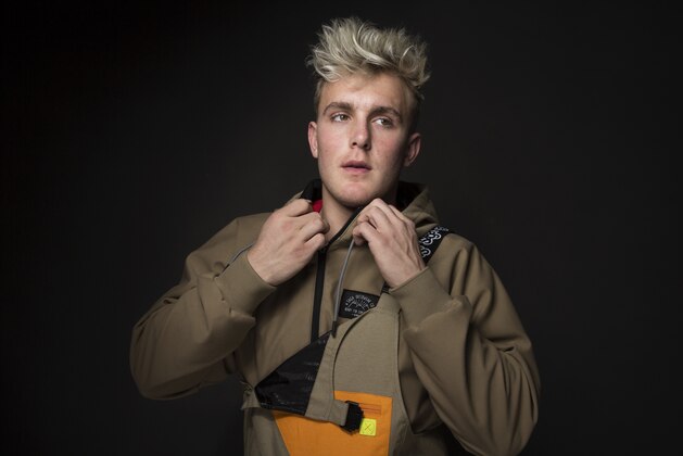 FILE - In this Jan. 22, 2017, file photo, Jake Paul poses for a portrait at the Music Lodge during the Sundance Film Festival oin Park City, Utah. Paul announced on July 22, 2017, that he was leaving the Disney Channel series