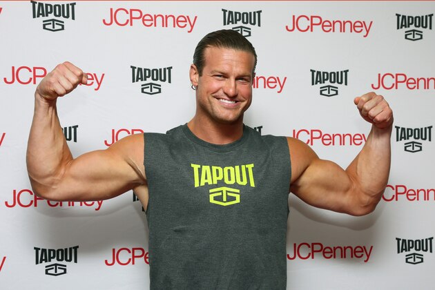 IMAGE DISTRIBUTED FOR JCPENNEY - WWE Superstar and Tapout Brand Ambassador Dolph Ziggler teams up with JCPenney for a meet & greet with shoppers to promote the  Tapout fitness apparel line for men and women, at JCPenney in the Manhattan Mall, New York City, Thursday,  Aug. 18, 2016. (Photo by Stuart Ramson/Invision for JCPenney/AP Images)