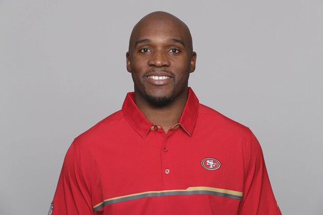 This is a photo of DeMeco Ryans of the San Francisco 49ers NFL football team. This image reflects the San Francisco 49ers active roster as of Tuesday, May 14, 2019. (AP Photo)