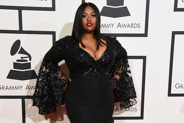 Jazmine Sullivan arrives at the 58th annual Grammy Awards at the Staples Center on Monday, Feb. 15, 2016, in Los Angeles. (Photo by Jordan Strauss/Invision/AP)