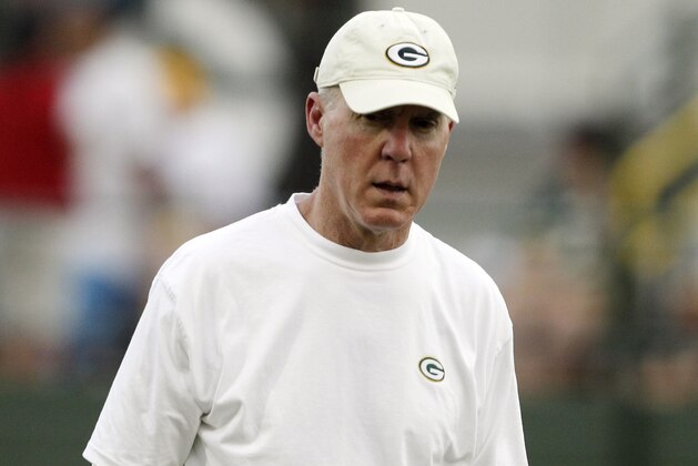 Green Bay Packers general manager Ted Thompson is seen during NFL football training camp Thursday, Aug. 4, 2011, in Green Bay, Wis. (AP Photo/Morry Gash)