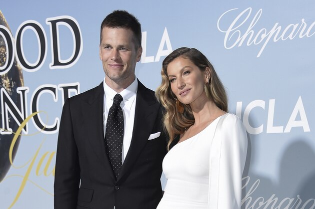 Tom Brady, left, and Gisele Bundchen attend the 2019 Hollywood for Science Gala on Thursday, Feb. 21, 2019, in Los Angeles. (Photo by Richard Shotwell/Invision/AP)