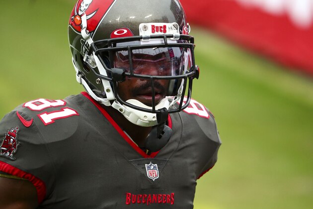 Tampa Bay Buccaneers wide receiver Antonio Brown (81) walks to the locker room prior to an NFL football game against the Atlanta Falcons, Sunday, Jan. 3, 2021, in Tampa, Fla. (AP Photo/Kevin Sabitus)