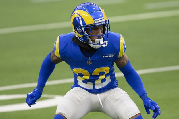 Los Angeles Rams cornerback Troy Hill (22) during an NFL football game against the Arizona Cardinals Sunday, Jan. 3, 2021, in Inglewood, Calif. (AP Photo/Kyusung Gong)