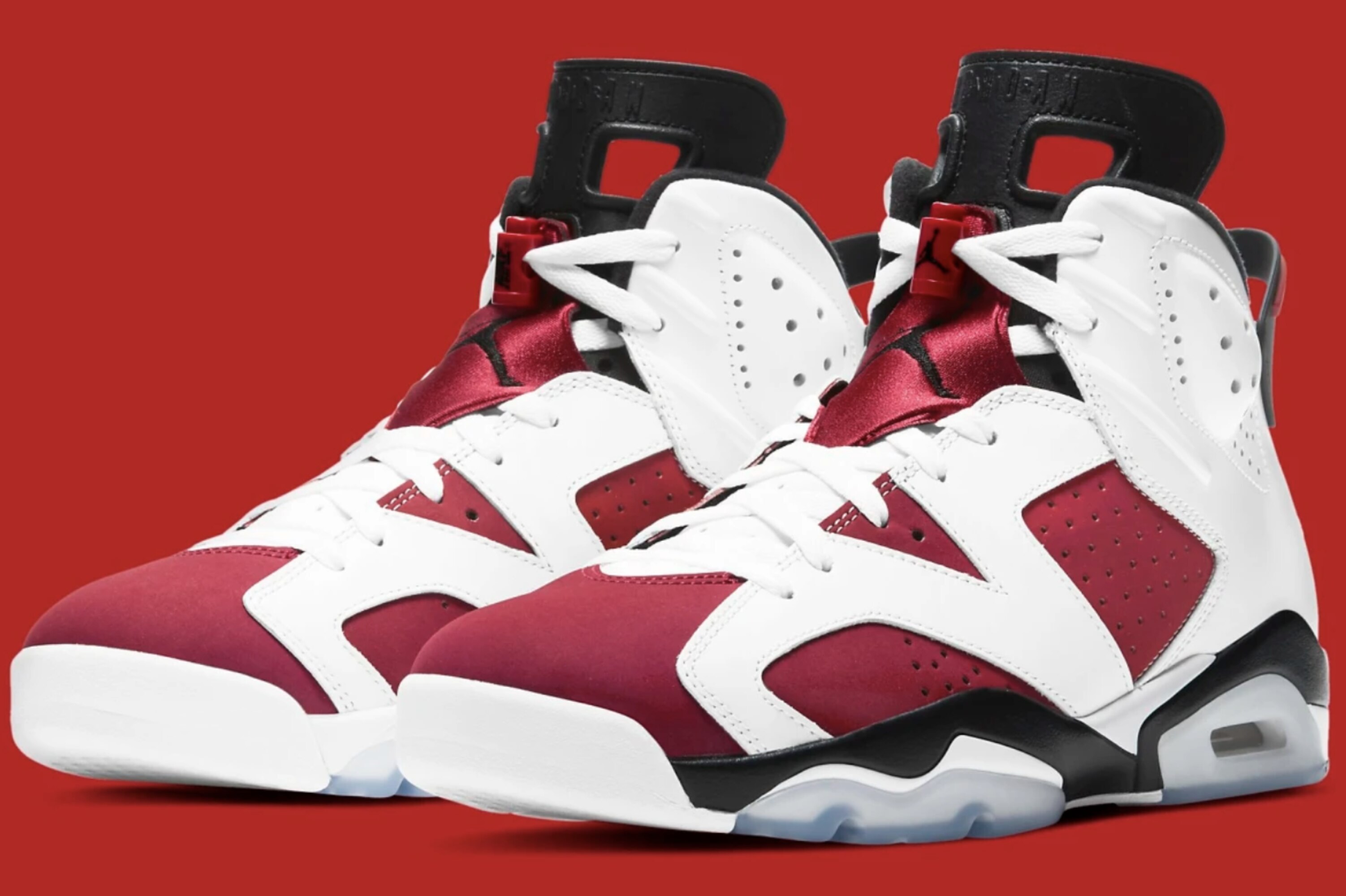 最終値下‼️ Air Jordan 6 [Carmine ] USED品 CT8529-106 Nike Air Jordan 6 Retro Carmine Red White Black