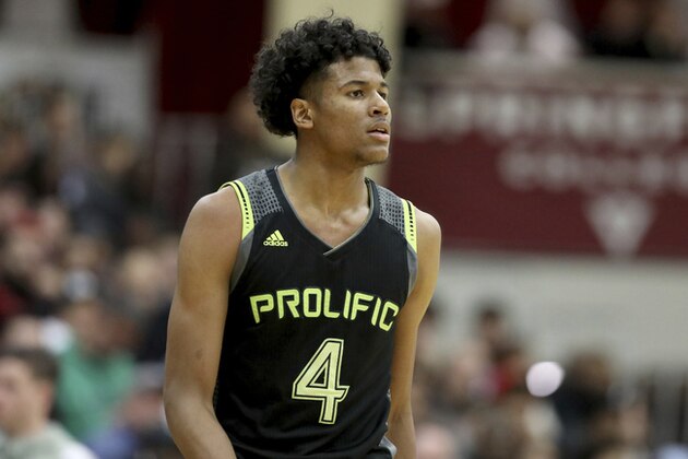 Prolific Prep's Jalen Green #4 is seen against La Lumiere during a high school basketball game at the Hoophall Classic, Sunday, January 19, 2020, in Springfield, MA. (AP Photo/Gregory Payan)