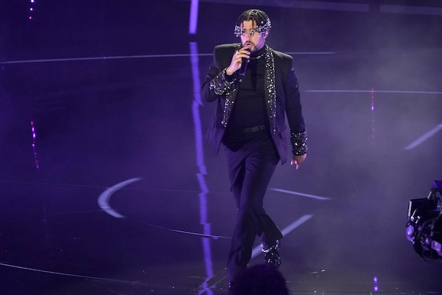 Bad Bunny performs